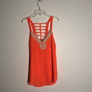 Women’s Size Medium Orange Tank Top